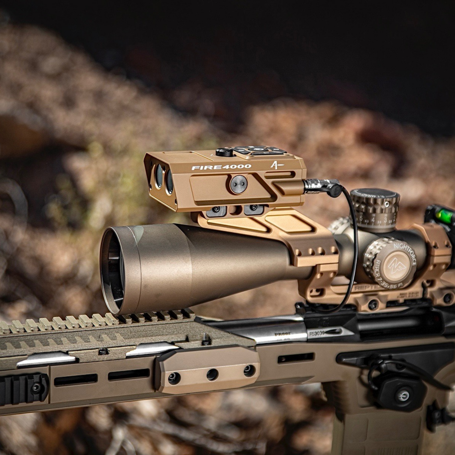 FIRE4000 Weapon-Mounted Laser Range Finder