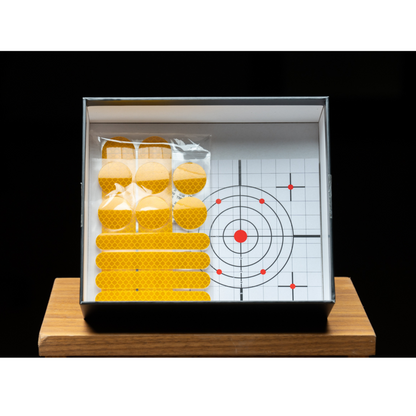 Tango FIRE4000 zeroing target and reflective sticker system